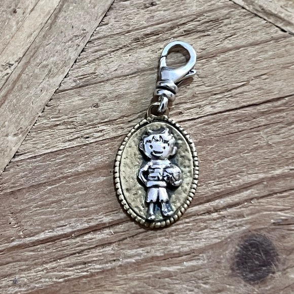 retired Silpada Sterling Silver Brass Charms boy girl dog tree cross U PICK - Picture 4 of 15